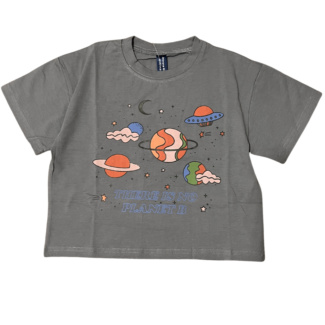 Space T-shirt -gray