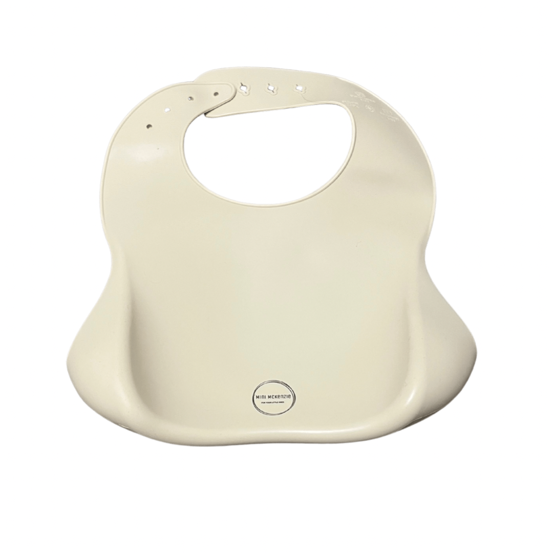 Tan silicone bib