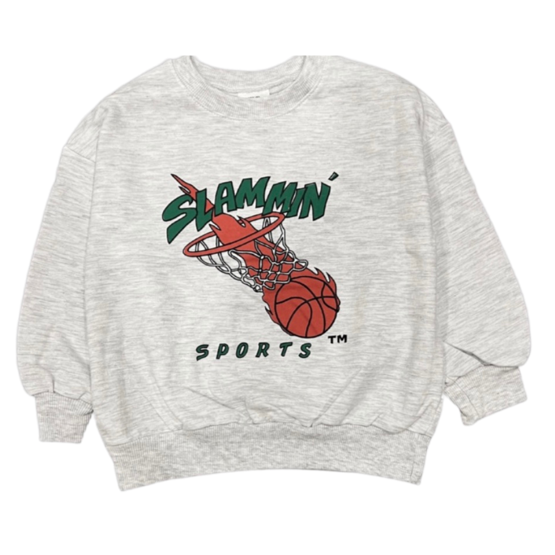 Slammin basketball crewneck