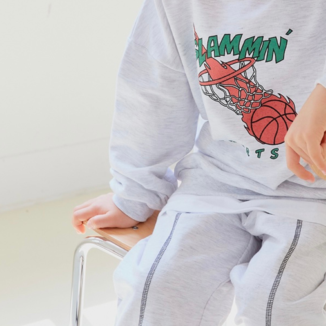 Slammin basketball crewneck